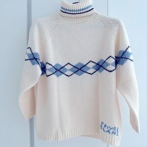 French fancy wool winter sweater